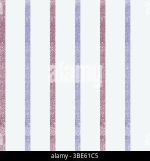 Subtle vertical stripes fabric texture in dusty rose and periwinkle Stock Vector