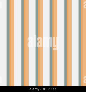 Abstract vertical stripe pattern in peach and gray tones seamless texture Stock Vector