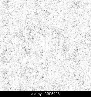 High resolution seamless grainy texture background white black noise overlay Stock Vector