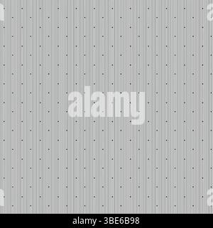 Subtle grey linear pattern with regularly spaced dark dots background texture Stock Vector