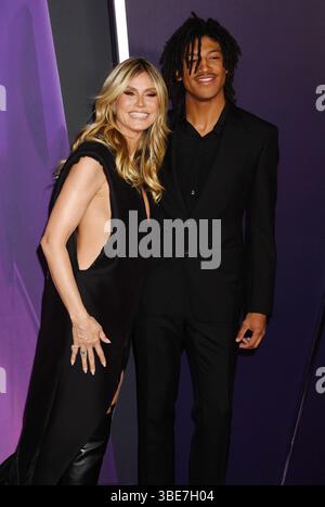 (L-R) Heidi Klum and Henry Samuel attend "Project Hail Mary" New York ...