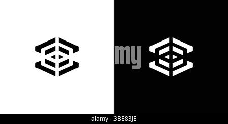 Modern and sophisticated box logo design Stock Vector