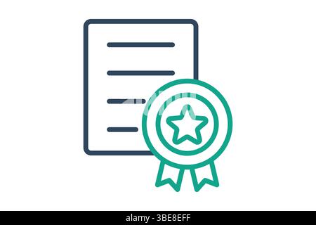 Experience icon. line icon style. icon related to branding. business elements vector illustration Stock Vector