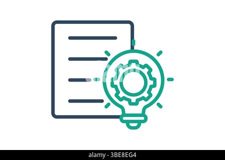 Concept icon. line icon style. icon related to brand. business elements vector illustration Stock Vector