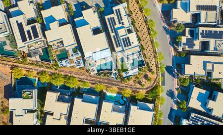 Curated visual reference: Picture Idea: Exclusive Rooftop With Pools And Solar Panels Offering A Stunning