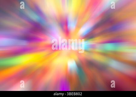 Vibrant abstract background with colorful radial gradient light patterns Stock Photo