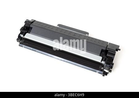 toner cartridge isolated on white background Stock Photo