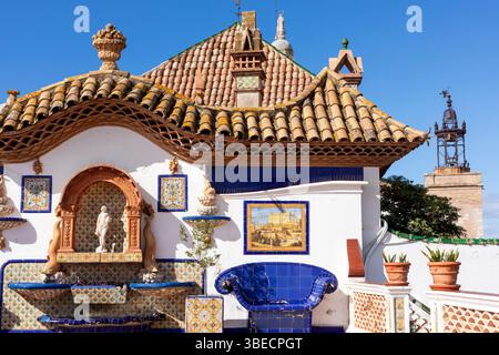 Spain, Sitges, San Sebastian Beach Stock Photo