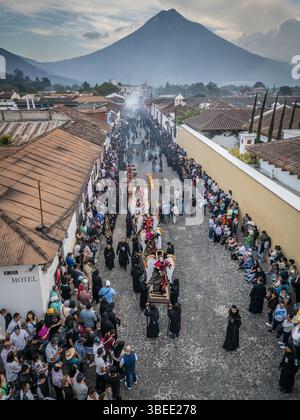 Holy Week celebrations in Antigua, Guatemala Stock Photo - Alamy