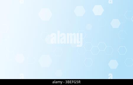 Hexagon background abstract pattern medical geometric tech vector graphic design. Hexagon design science background. Stock Vector