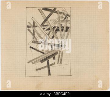 Complex Magnetic Geometry Complex Magnetic Composition (Kazimir Malevich, 1917 Stock Photo - Alamy