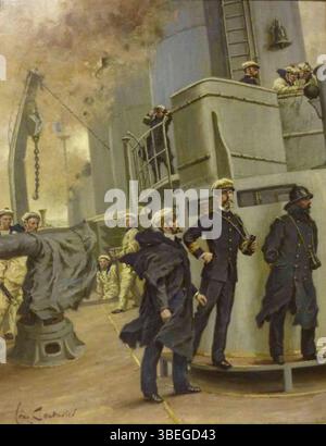 Naval Officers of World War I. Painting by Arthur Stockdale Cope (1857 ...