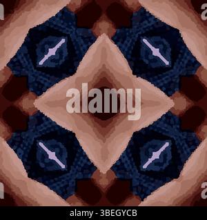 Geometric Arrow Vector Pattern Design Stock Vector
