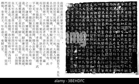 Ancient Chinese Stone inscription monuments, Yangsan, South Korea, 18 ...