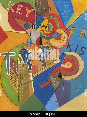 This Cubist painting by Albert Gleizes portrays a house in Bermuda ...