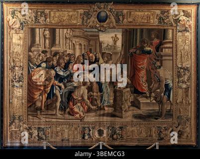 This early 17th-century tapestry depicts the Greek myth of Odysseus and ...