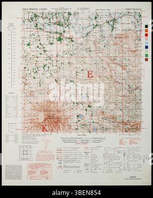 This U.S. Defence Mapping Agency map details the regions of Java and ...