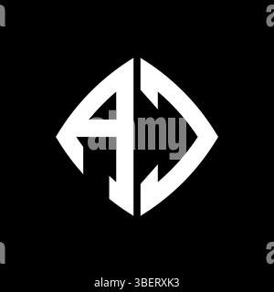 AC Logo initial monogram with geometric modern rectangle rounded style design in isolated background, minimalist geometric shape style logo. Stock Vector