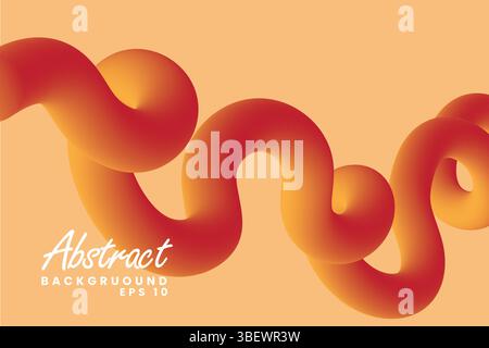 Add a modern, dynamic feel to your project with this vibrant fluid wave. Ideal for technology and creative presentation Stock Vector