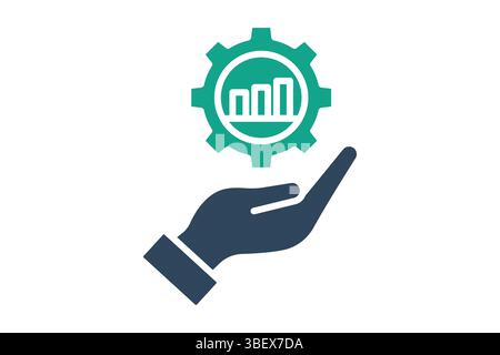Impact icon. solid icon style. icon related to branding. business elements vector illustration Stock Vector