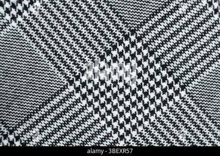 Macro texture polyester and viscose fabric top view Stock Photo