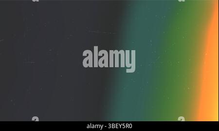 Lomo style blur with colorful light leak effect. Transparent vector overlay with soft grain, perfect for retro photo editing or film texture design Stock Vector