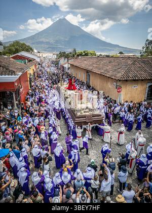 Holy Week celebrations in Antigua, Guatemala Stock Photo - Alamy
