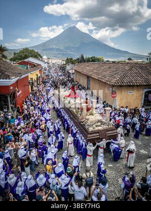 Holy Week celebrations in Antigua, Guatemala Stock Photo - Alamy