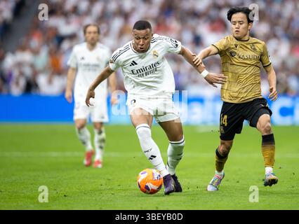 Madrid, May 24, 2025. La Liga match played at the Santiago Bernabéu ...