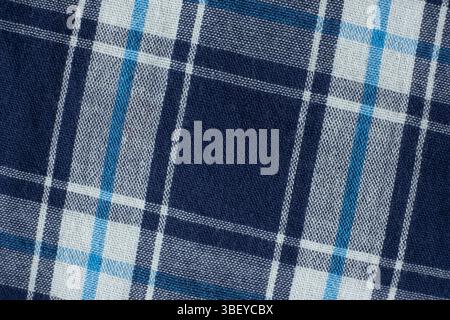 Macro texture of a fabric consisting of one hundred percent cotton Stock Photo