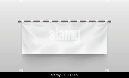 a white color textile sheet with shadow Stock Vector