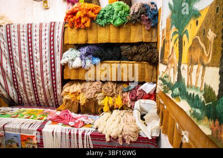 Weaving workshop in emirati heritage village.Traditional weaving ...