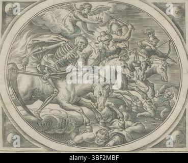 The four Apocalyptic riders, 1585 print Opening the first four stamps ...