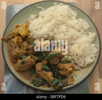 Chicken wing curry Stock Photo