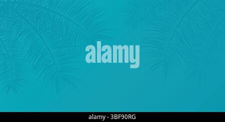Water in a swimming pool with reflections of palm trees Stock Vector