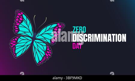 Zero Discrimination Day A World Without Barriers Stock Vector