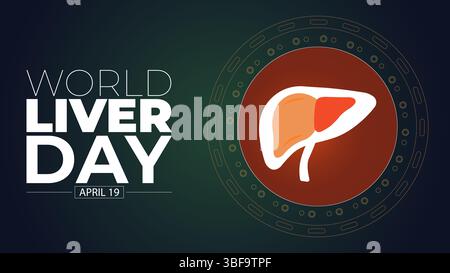 World Liver Day, Protecting Your Liver, Protecting Your Health Stock Vector