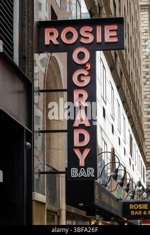 Rosie O'Grady's is a famous bar & restaurant located in the Time Square