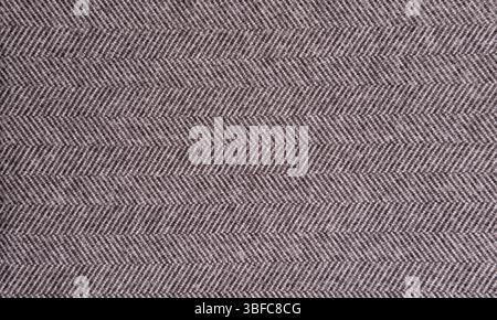 Herringbone tweed fabric background texture Stock Photo