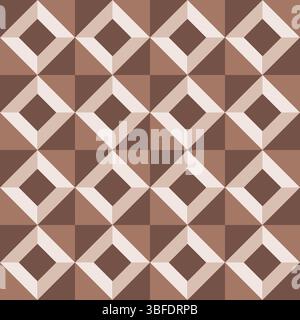 Minimalist Geometric Mid Mod Seamless Pattern Stock Vector