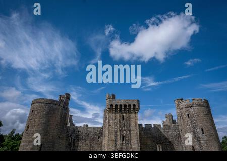 26-05-25. Bodiam Castle. Bodiam Castle is a 14th-century moated castle near Robertsbridge in East Sussex, England. Photo credit: SMP News Stock Photo