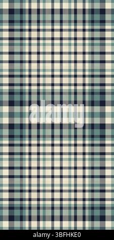 Elegant teal, beige, and dark gray plaid pattern.  Perfect for textile design, website backgrounds, or stationery. This subtle yet sophisticated textu Stock Vector