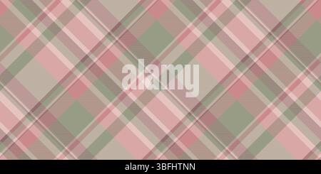 Elegant plaid pattern in soft pastel hues. A timeless design ideal for backgrounds, textiles, apparel, and creative projects requiring a subtle, class Stock Vector