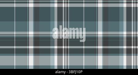Sophisticated teal and gray plaid pattern.  Perfect for textile design, website backgrounds, or apparel projects.  Clean lines and muted tones offer a Stock Vector