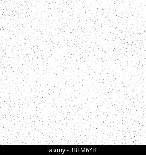 Seamless paper background with black speckle effect on white surface, creating a vintage, recycled, handmade craft paper feel. Perfect for organic Stock Vector