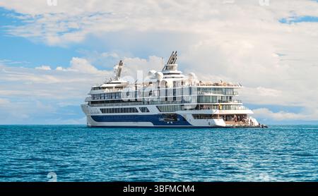 Galapagos, Ecuador - February 28, 2025: Celebrity Cruises Expedition