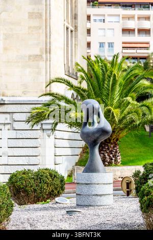 Abstract sculpture in Biarritz, France Stock Photo