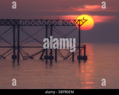 End of the Pier Stock Photo