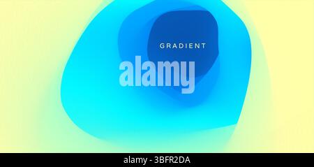 Colorful gradient fluid backgrounds with dynamic liquid forms. Covers design template for flyer leaflet, brochure design, report, presentation or maga Stock Vector