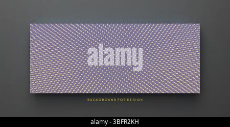 Abstract background with many dots. 3d network design with particles. Vector illustration. Cover design template. Can be used for advertising, marketi Stock Vector